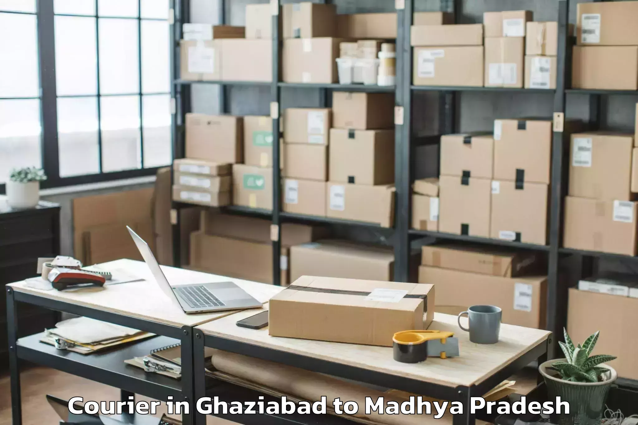 Reliable Ghaziabad to Mauganj Courier